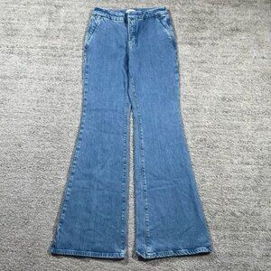 Good American Women’s Light Wash Flare Jeans